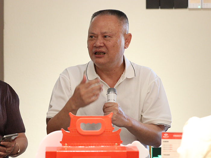 △汕头市惠丰茶叶研究院院长郑惠丰（&ldquo;说茶&rdquo;摄）