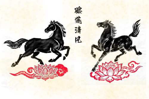 国网厦门供电公司“清风创作”作品欣赏：骢莲清风，“马上”廉洁