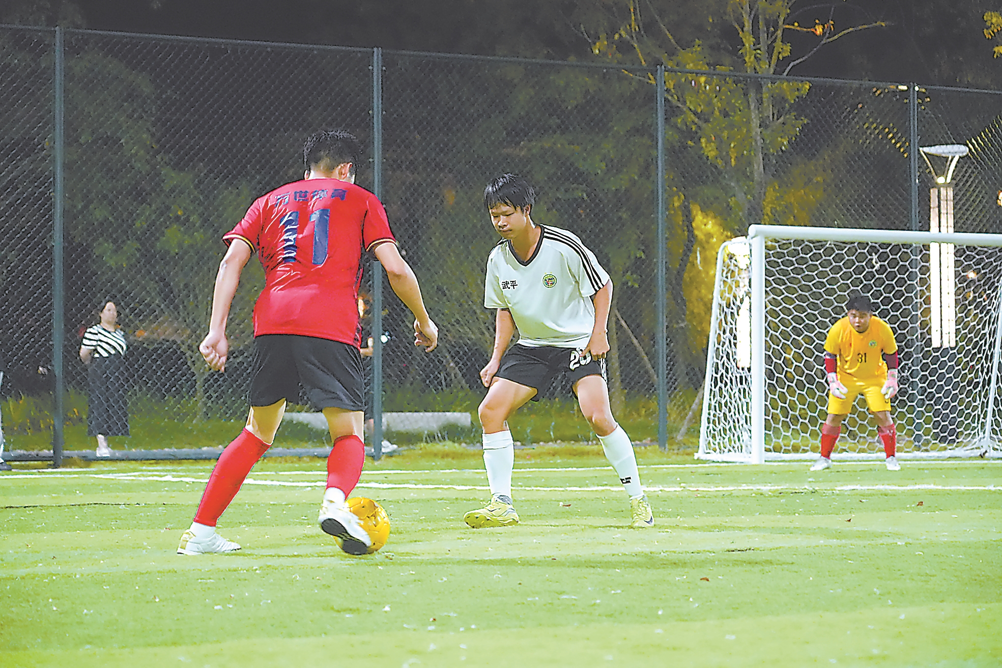 武平县基层赛五人制足球赛开幕
