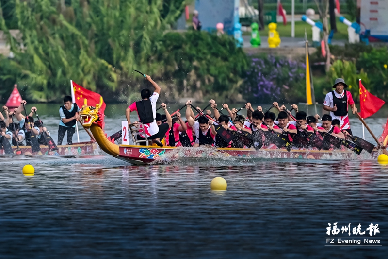 &ldquo;中国红&rdquo;遇上&ldquo;中国龙&rdquo;晋安湖沸腾了