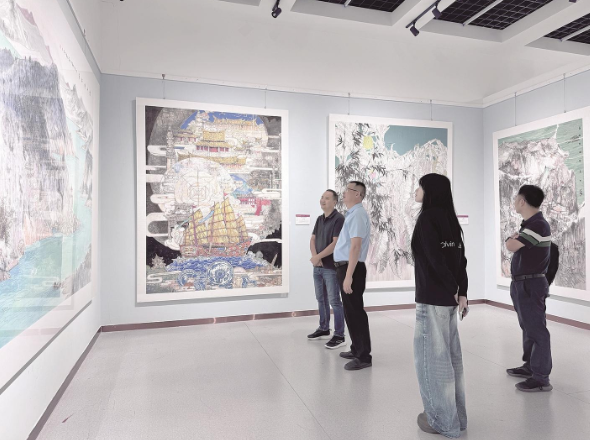 “画说漳州”美术精品 采风创作展在榕开幕