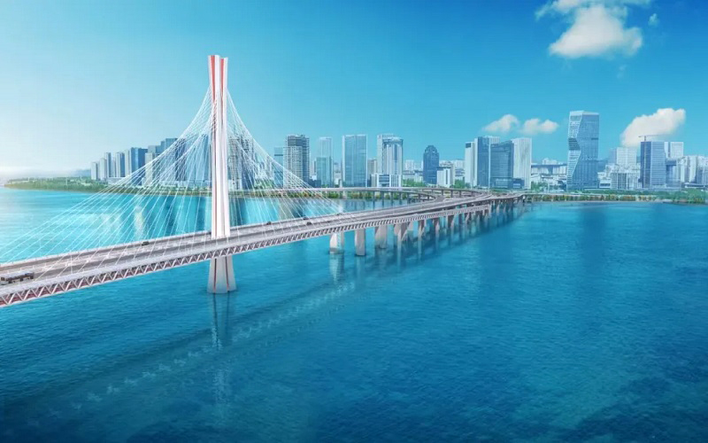泉州百崎通道效果图。