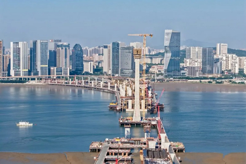 泉州百崎通道航拍图。中交二航局供图