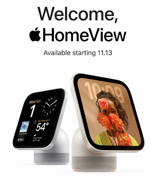 苹果发布3款新品 首款智能家庭中枢HomeView亮相
