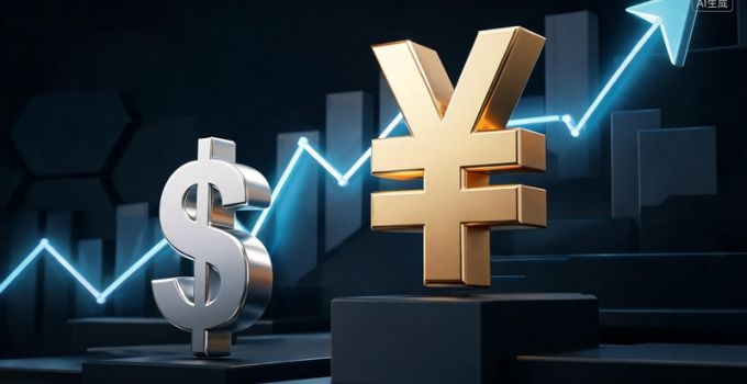 人民币对美元汇率中间价报6.7220 调升33个基点