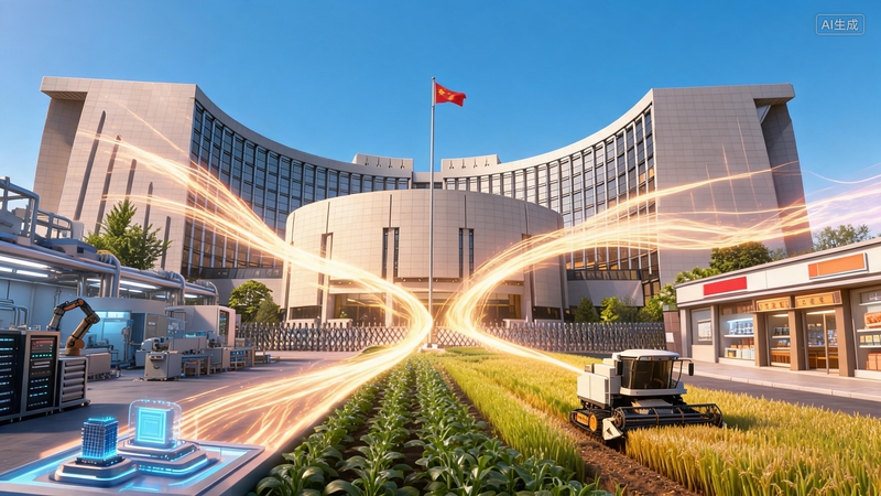 央行：进一步提升金融服务实体经济的适配性