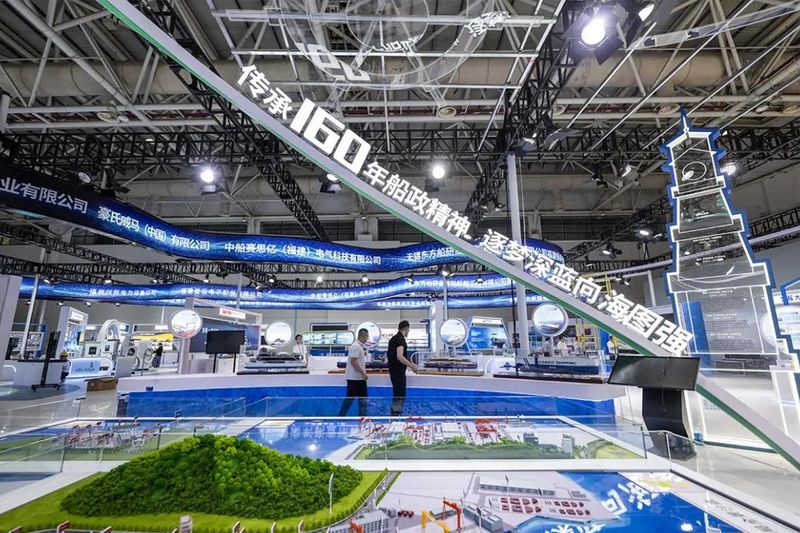 10月16日至19日,2026第四届福建国际海洋装备博览会在福州举办。林双伟 摄