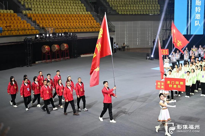 澳门同胞特邀队。记者 池远 摄
