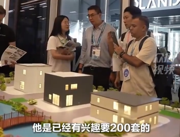 美国客户一口气在广州买200套房 买的是能装船运走的集成房屋
