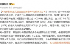 “23:59:60”今后将不再出现 闰秒机制2027年5月起退出