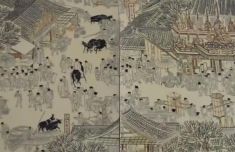 几百万粒芝麻拼出《清明上河图》 南通76岁退休教师耗时5年多